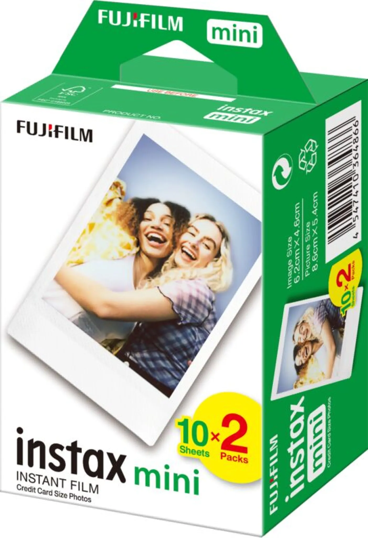 INSTAX Mini film. 20 stykker