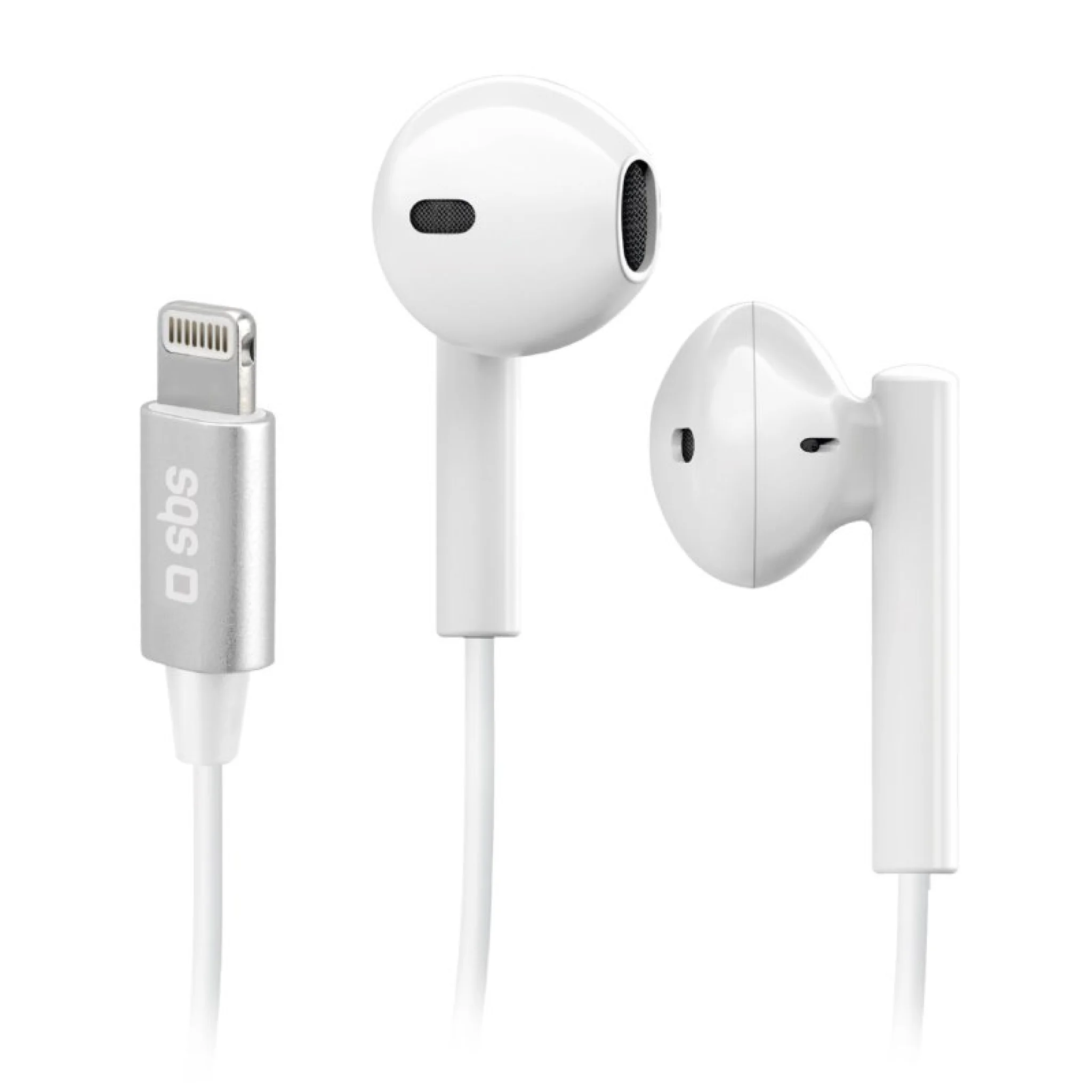 SBS in-ear stereo høretelefoner Studio Mix 105. Hvid
