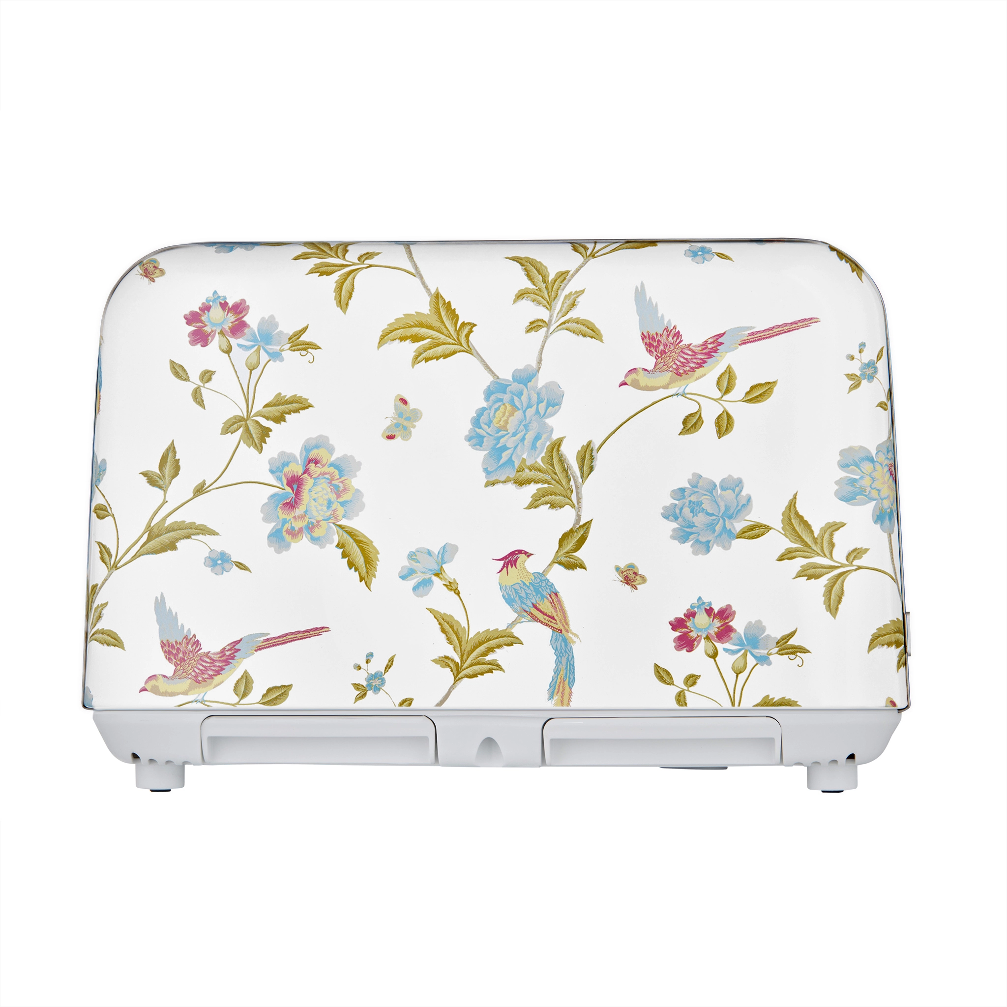 VQ Laura Ashley Slice Toaster. Hvid/sølv