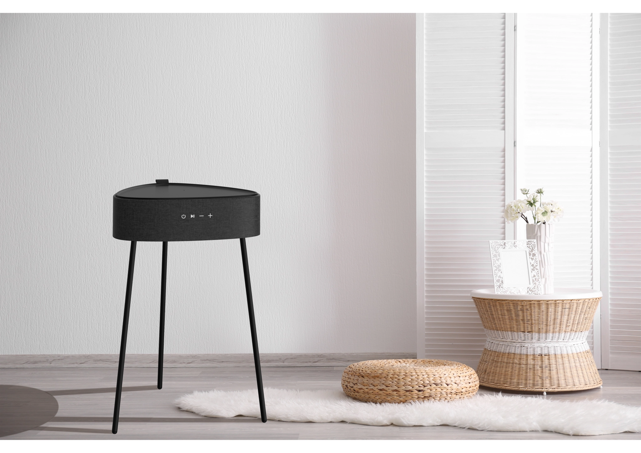 Sinox Bluetooth® højttaler og bord i sort