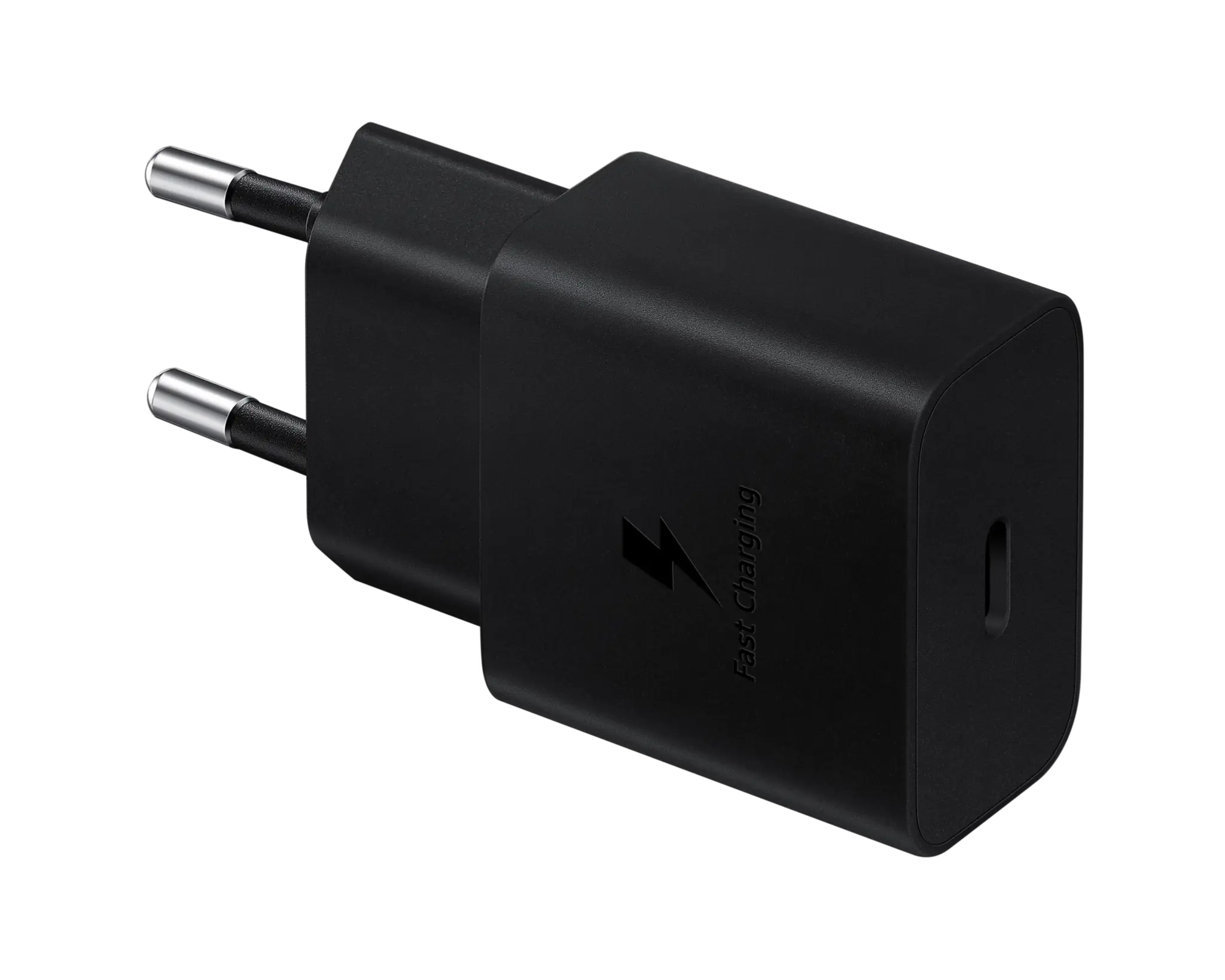 Samsung 240V USB-C oplader. Sort