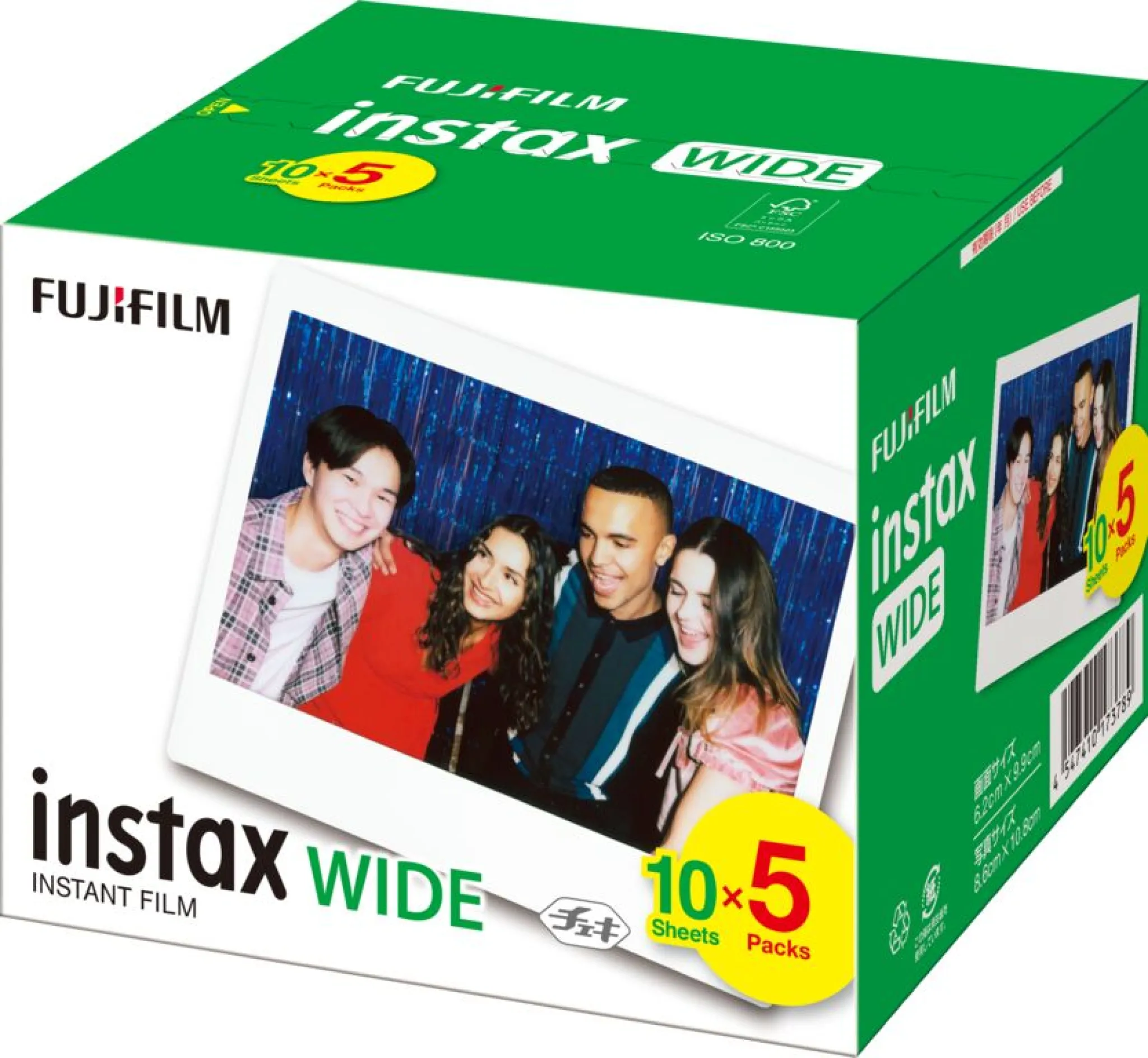 INSTAX Wide film. 50 stykker