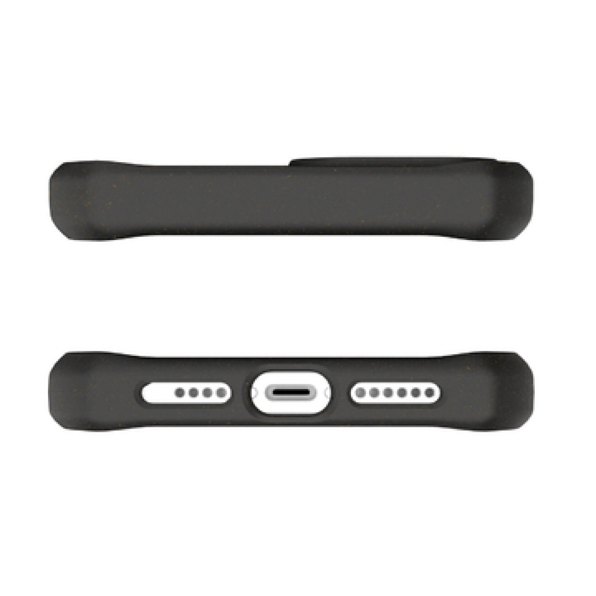 ITSKINS FERONIABIO PURE cover til iPhone 12 mini®. Sort og gennemsigtig